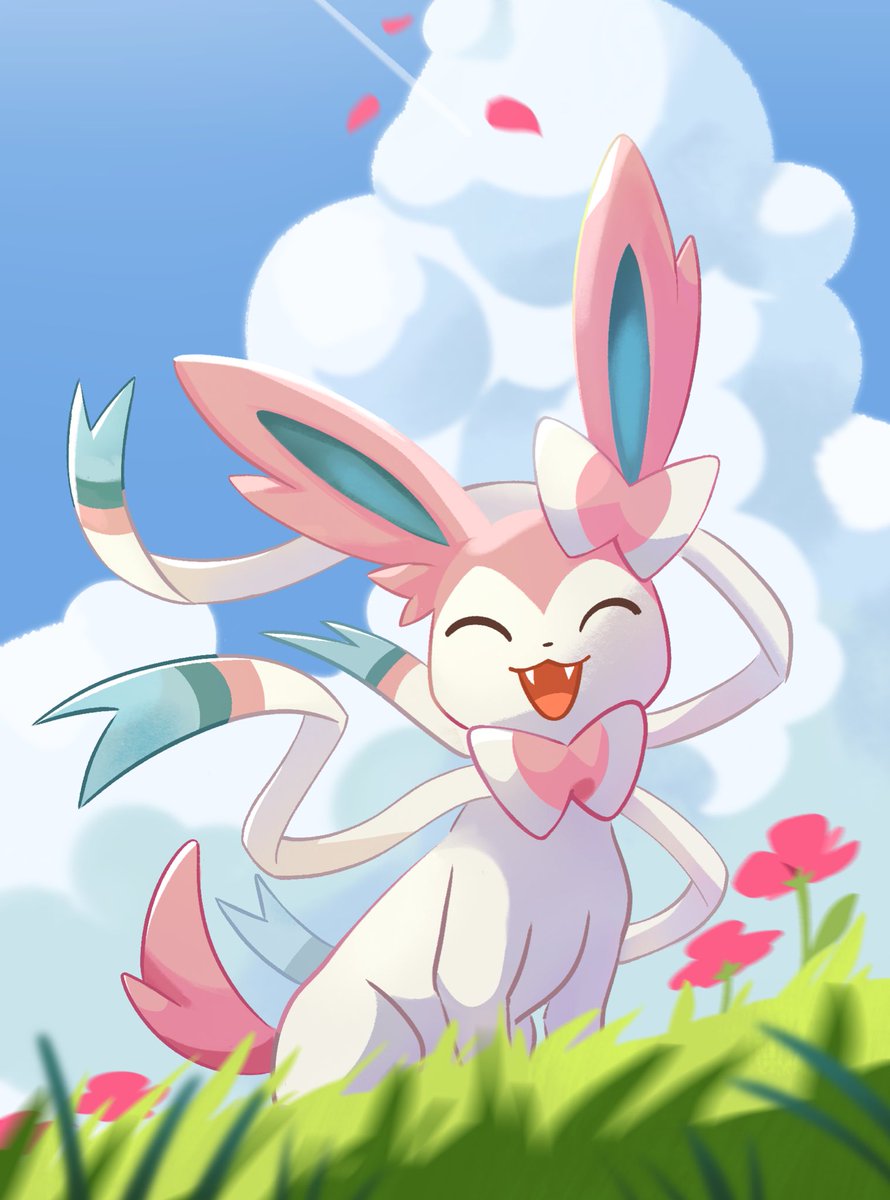 Cropped Sylveon wallpaper for Patreon !