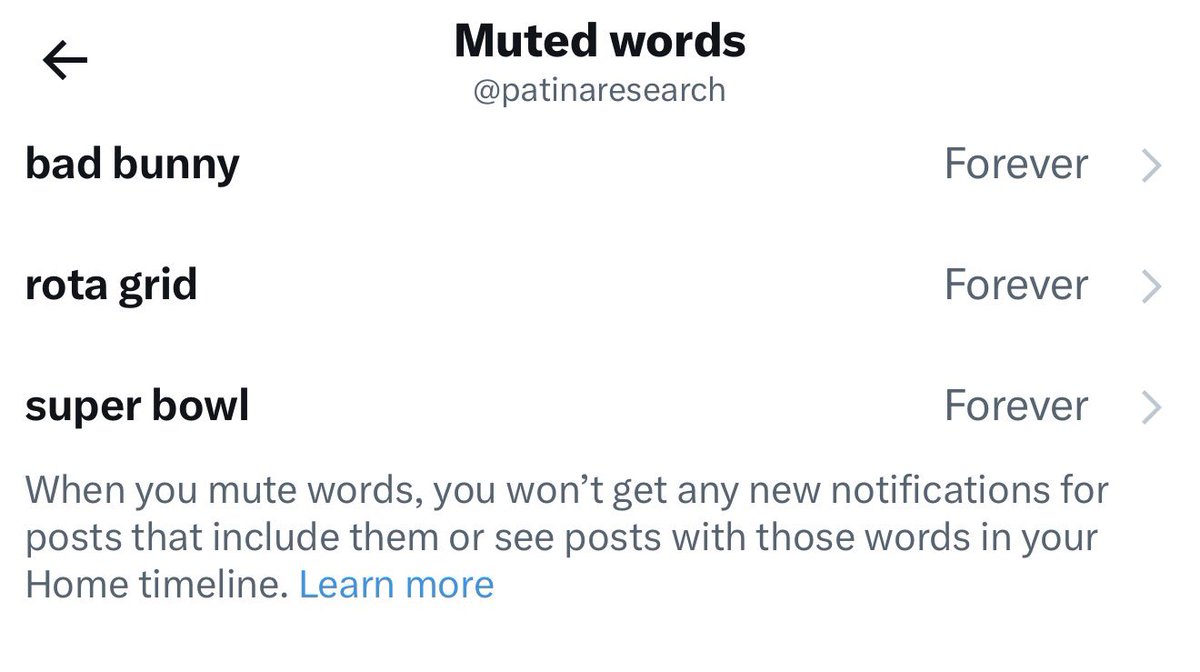 PATINA RESEARCH tweet media