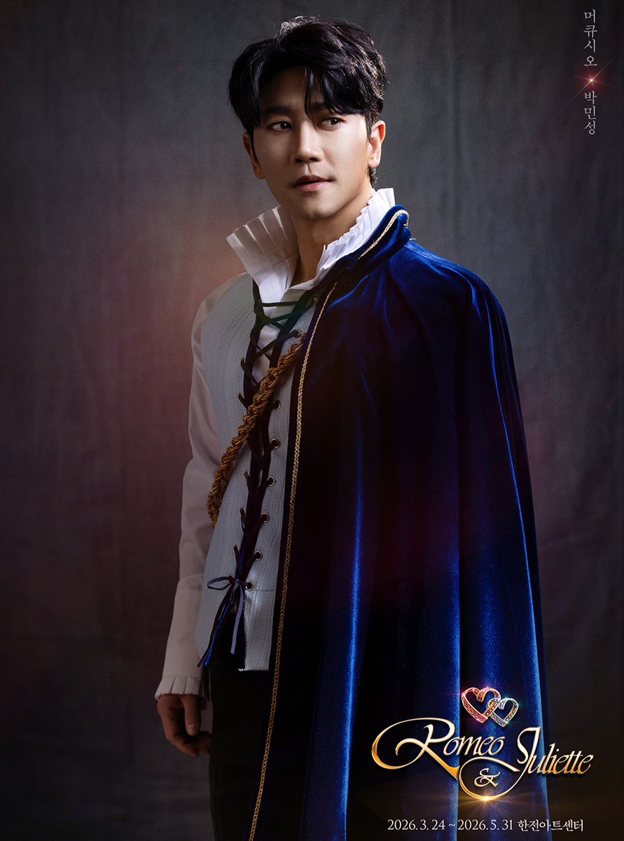 #뮤지컬로미오와줄리엣 | CAST PROFILE VER.1 🌹

머큐시오 #박민성

#뮤지컬 #로미오와줄리엣

𝗪𝗘𝗟𝗖𝗢𝗠𝗘 𝗧𝗢 𝗩𝗘𝗥𝗢𝗡𝗔!
26.03.24(화) - 26.05.31(일) 한전아트센터