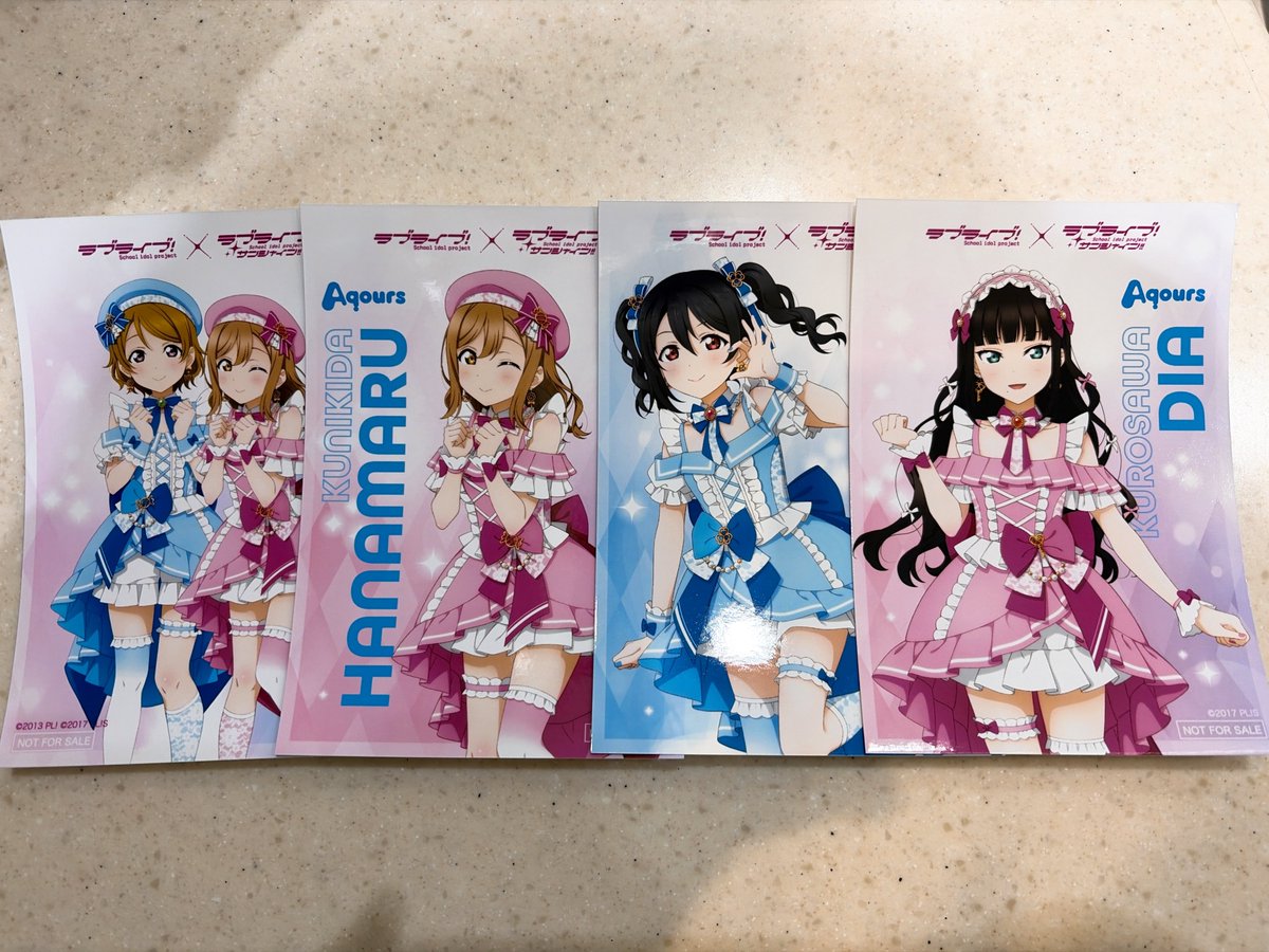 交換】 ラブライブ μ's Aqours コラボ ポップアップ POP UP 特典
