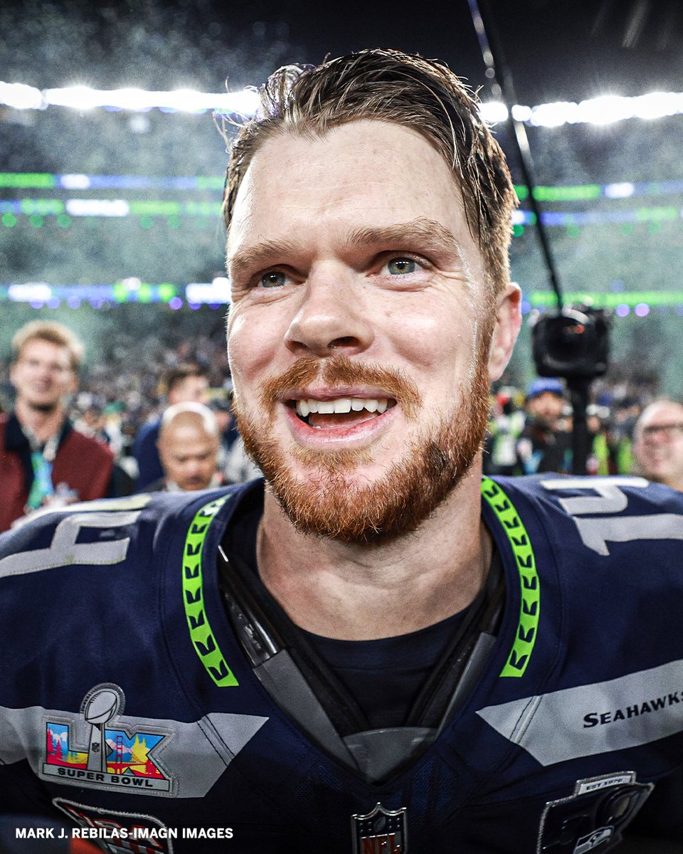 espn's tweet image. Sam Darnold, Super Bowl Champion 😄🏆