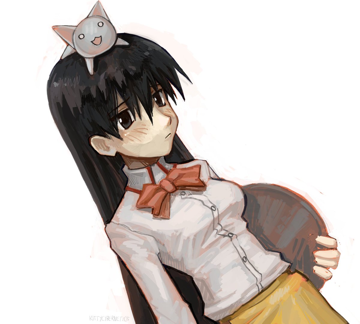 kittycybrnetics's tweet image. #azumangadaioh #sakaki