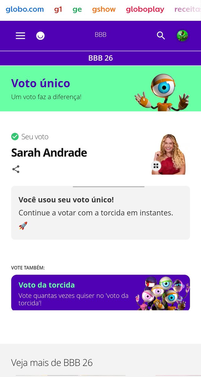 erickbezerracs's tweet photo. Gente, o voto É PRA FICAR! Votem na Sarah Andrade, ela precisa da nossa força! Trindade precisa ficar unida e ela precisa curtir a festa do nosso REI JONAS 22 #BBB26 https://t.co/Sk1iMq1Q9J