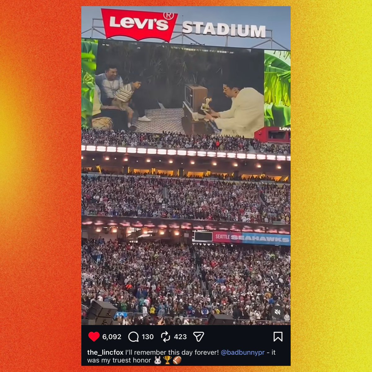 PopCrave's tweet image. The young boy who received the Grammy from Bad Bunny has been confirmed as child actor Lincoln Fox, who posted about it on Instagram:

“l'Il remember this day forever! - it was my truest honor 🐰🏆🏈”