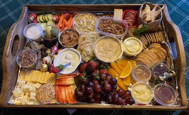 So, my Mother (who is 85) said she was making a Charcuterie board to give to me and the Sweet Potato for the <a href="/SuperBowl/">Super Bowl</a>.....  here is what I got.  Holy crap!  But.... that's my Mom for ya, sweet and creative!