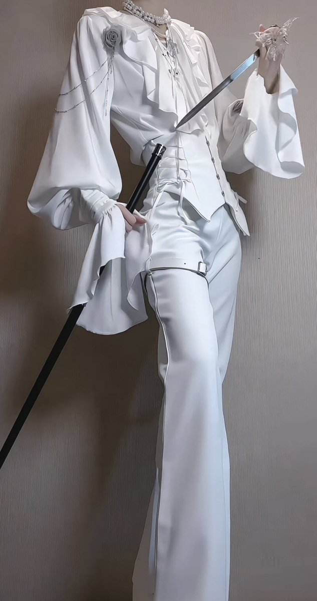 LolitaWardrobe's tweet photo. [White Pants] of Rose Knight Series are Available Now

◆ Shopping Link >>> https://t.co/1kGSZZpBdm https://t.co/3KHtIfxmGd