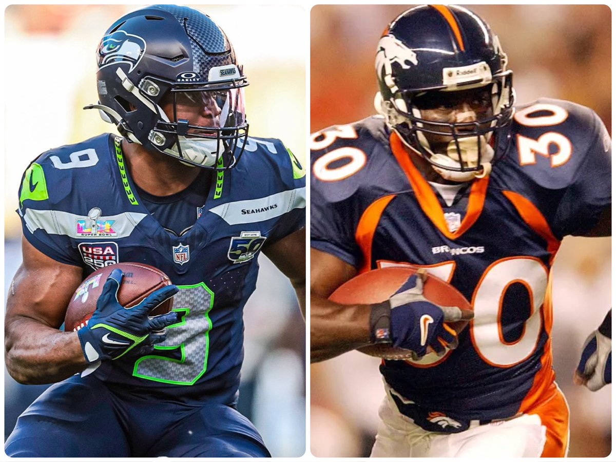fashion_nfl's tweet photo. Kenneth Walker is the first RB to win Super Bowl MVP since Terrell Davis in Super Bowl XXXII. https://t.co/yDVKCBPZq2