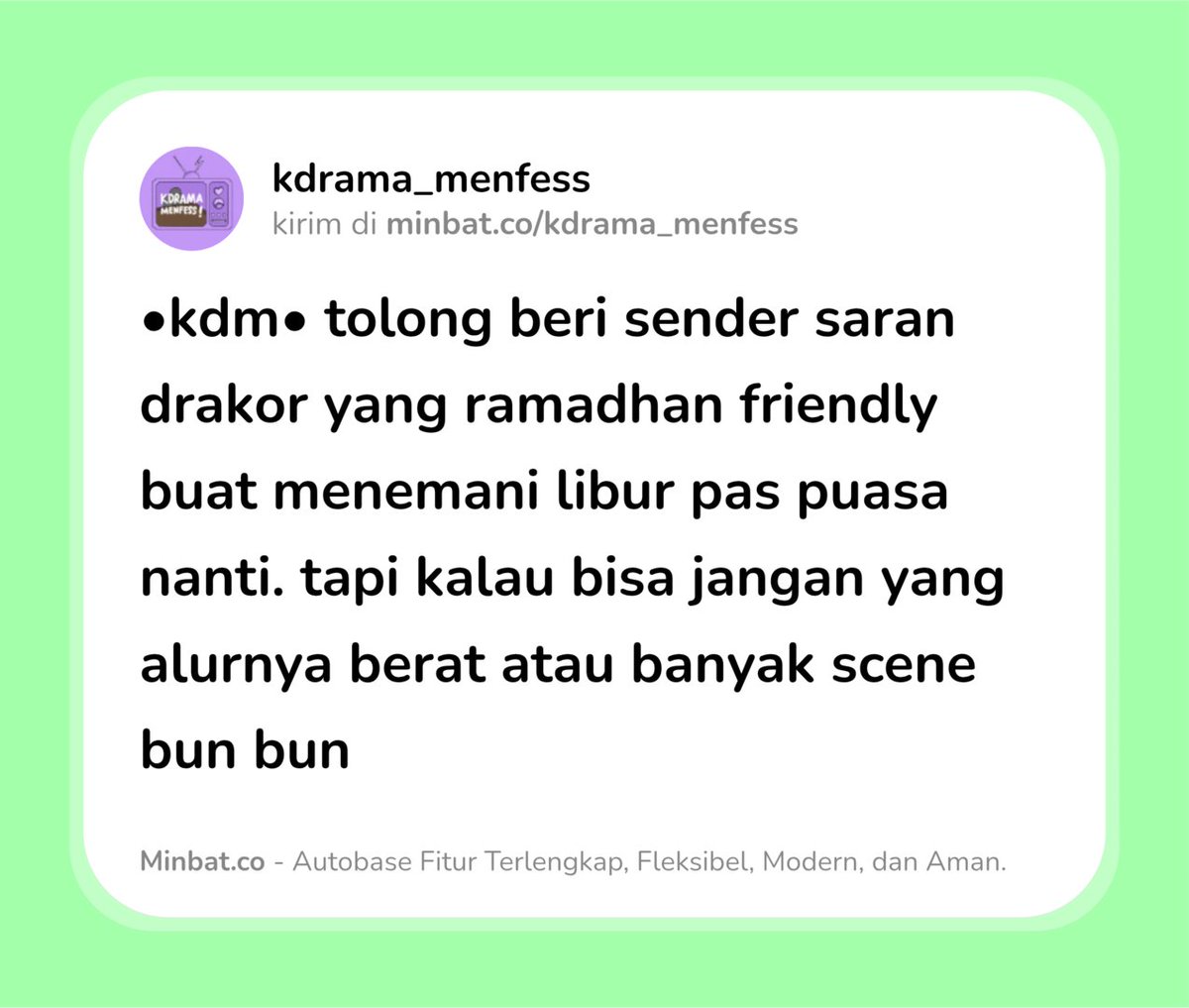 K-Drama Menfess tweet media
