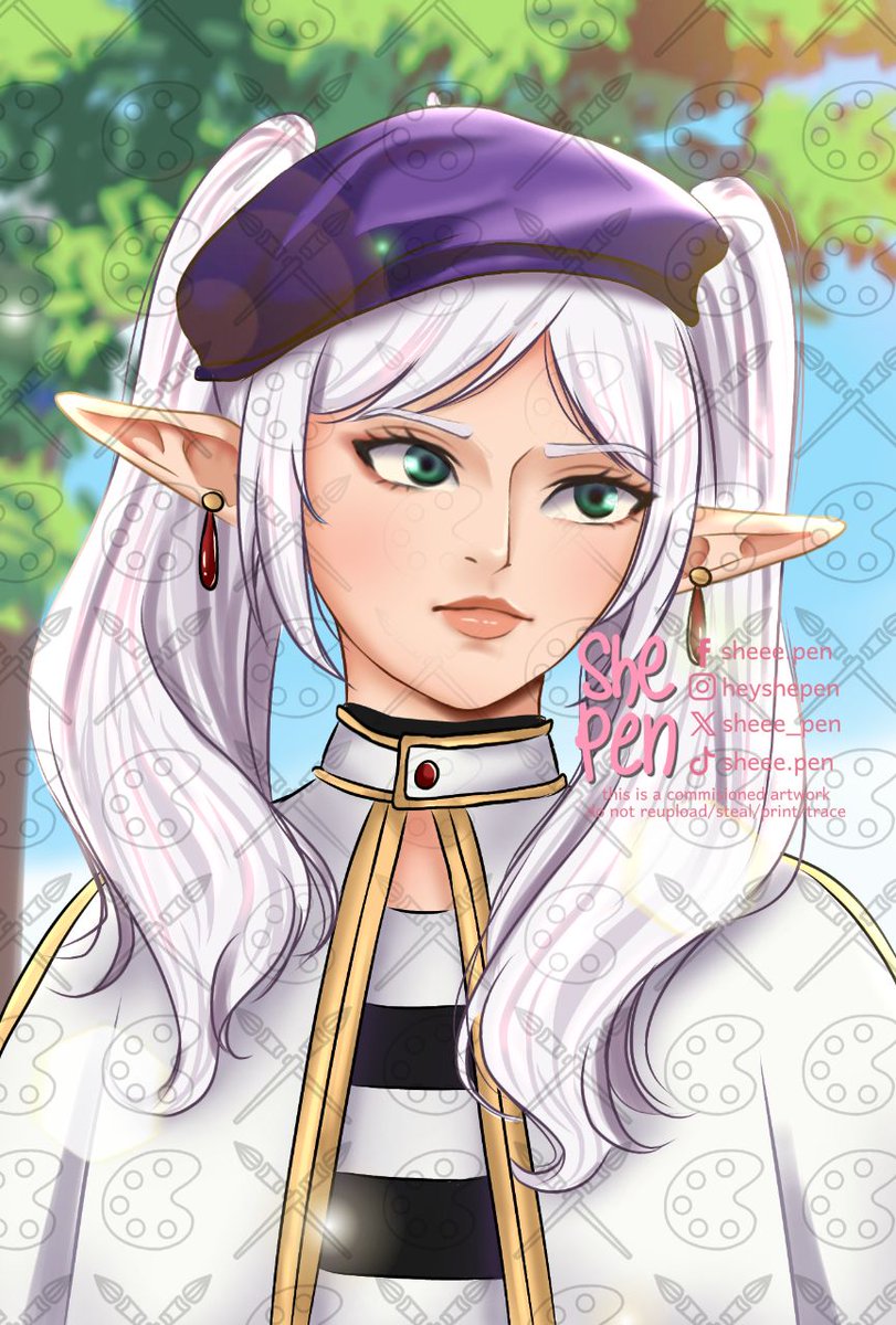 sheee_pen's tweet photo. frieren x @alluringliwp 

commissioned by ate jas
artwork by me (she pen)

please do not reupload

- - -
for inquiries, message me at
telegram: @/sheee_pen https://t.co/LnSSNway34