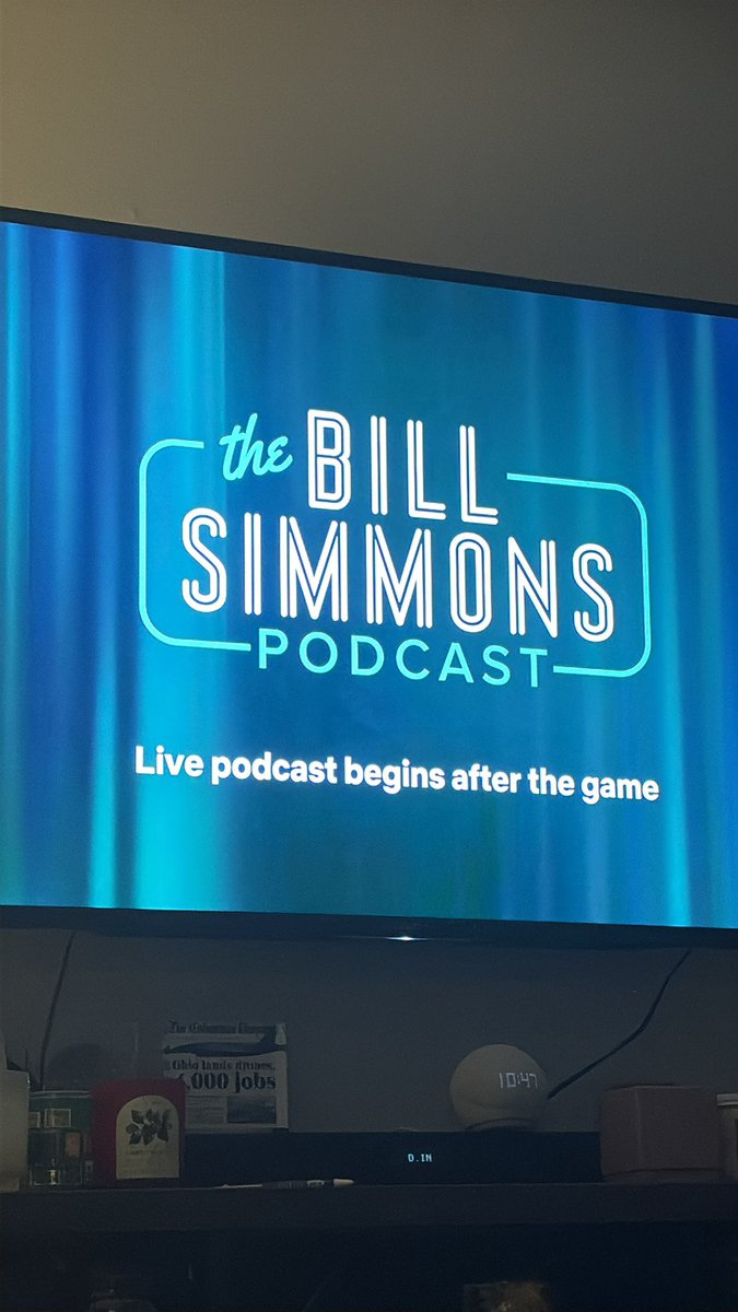 This Simmons live pod on Netflix is gonna do numbies