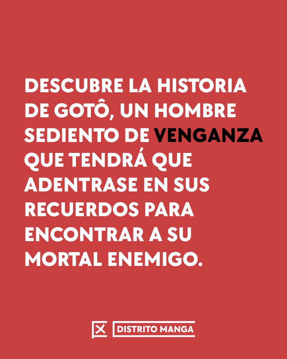 DistritoMangaAR's tweet photo. ¿Te gustan las historias de venganza?

Hace diez años, Gotô fue secuestrado. Nunca llegó a saber quién lo hizo ni por qué. Desde entonces ha permanecido encerrado en una prisión privada y su único contacto con el mundo exterior han sido un televisor y las voces de sus carceleros. https://t.co/R2eGqdSxFZ