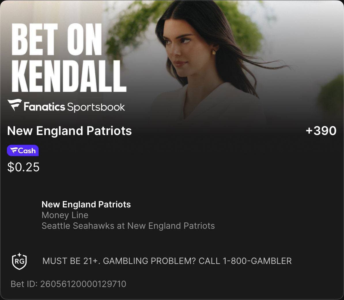 Mike_srz's tweet photo. #BetOnKendall @fanaticsbook

 https://t.co/OlbpdmpRR9 https://t.co/DbQNLXMVMn