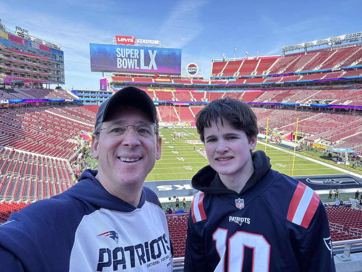 timpawlik's tweet image. #Gametime #LFG @Patriots Let’s bring home number 7 🏆! @NFL #SuperBowlLX #SuperBowl2026 where #legends are made! 🙌