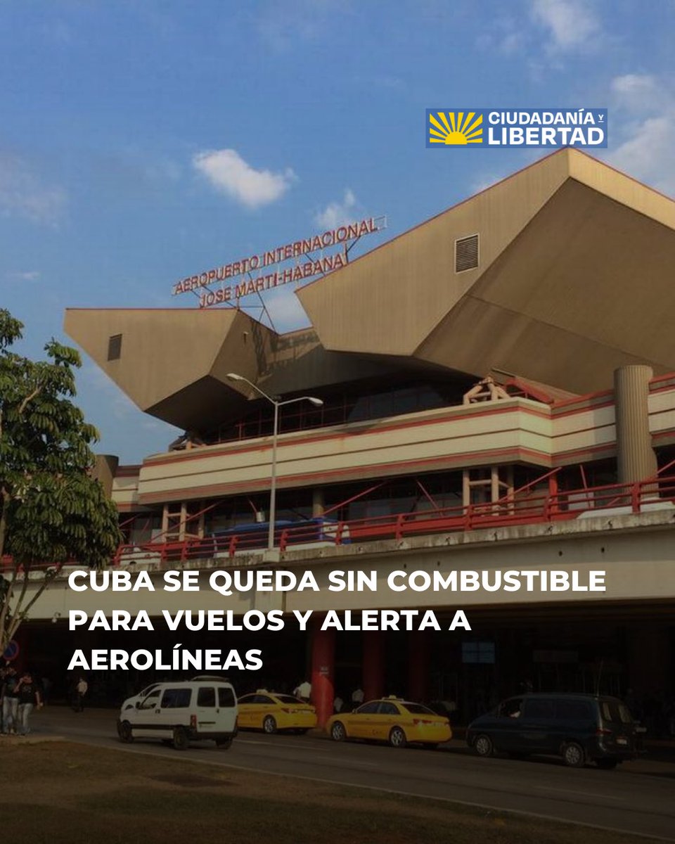 📢Cuba avisa a aerolíneas que se queda sin combustible para vuelos en 24 horas

El régimen cubano comunicó a aerolíneas internacionales que operan en la isla que en las próximas 24 horas no contará con combustible suficiente para la aviación, en medio del agravamiento de la