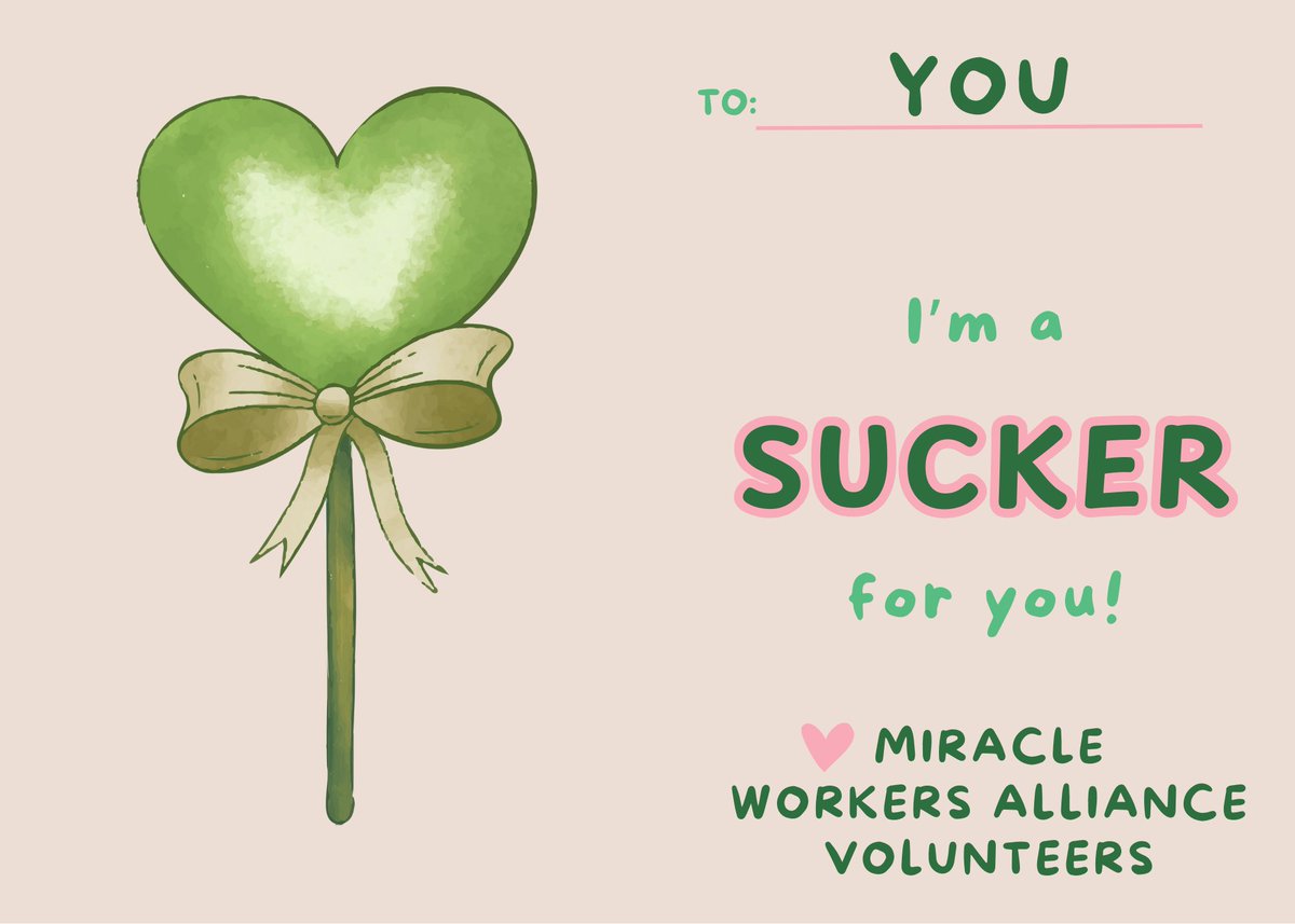 For you. From us. 

Suck it. I mean... 

Yeah, no. that's what I meant.

Sucka. 💚