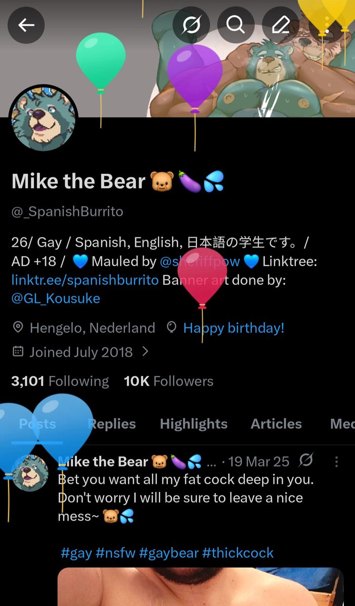 Mike the Bear 🐻 🍆💦 tweet media