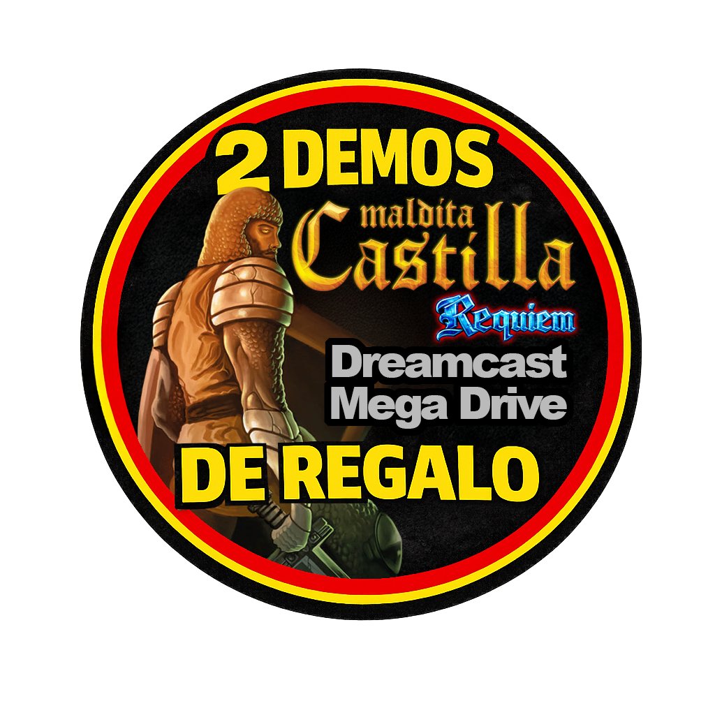 MicroManiaPapel's tweet image. Con el nuevo número de #Micromania nos hemos vuelto locos y os traemos un regalazo de los gordos. Con la compra de vuestro ejemplar podréis haceros EN EXCLUSIVA con las demos para #MegaDrive y #Dreamcast del juego #MalditaCastillaRequiem. 🎁🎁