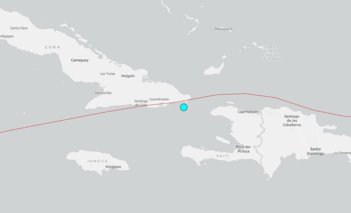 BREAKING: After a 5.5-magnitude earthquake near Cuba, the USGS reports that another 5.7-magnitude earthquake struck Mexico moments ago.

#BreakingNews #Earthquake #USGS #Cuba #Mexico #SeismicActivity