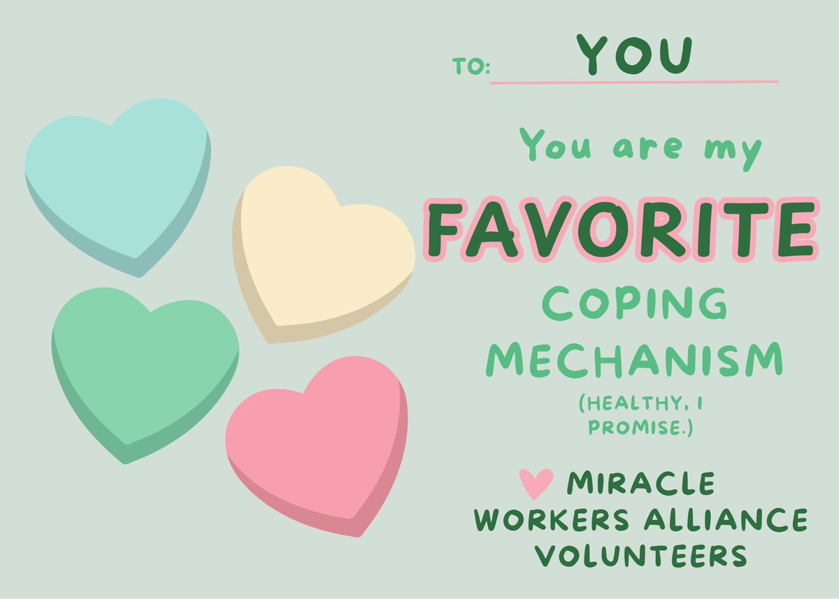 Coping mechanism, who? 

Coping mechanism, YOU.

Ha. Get it?