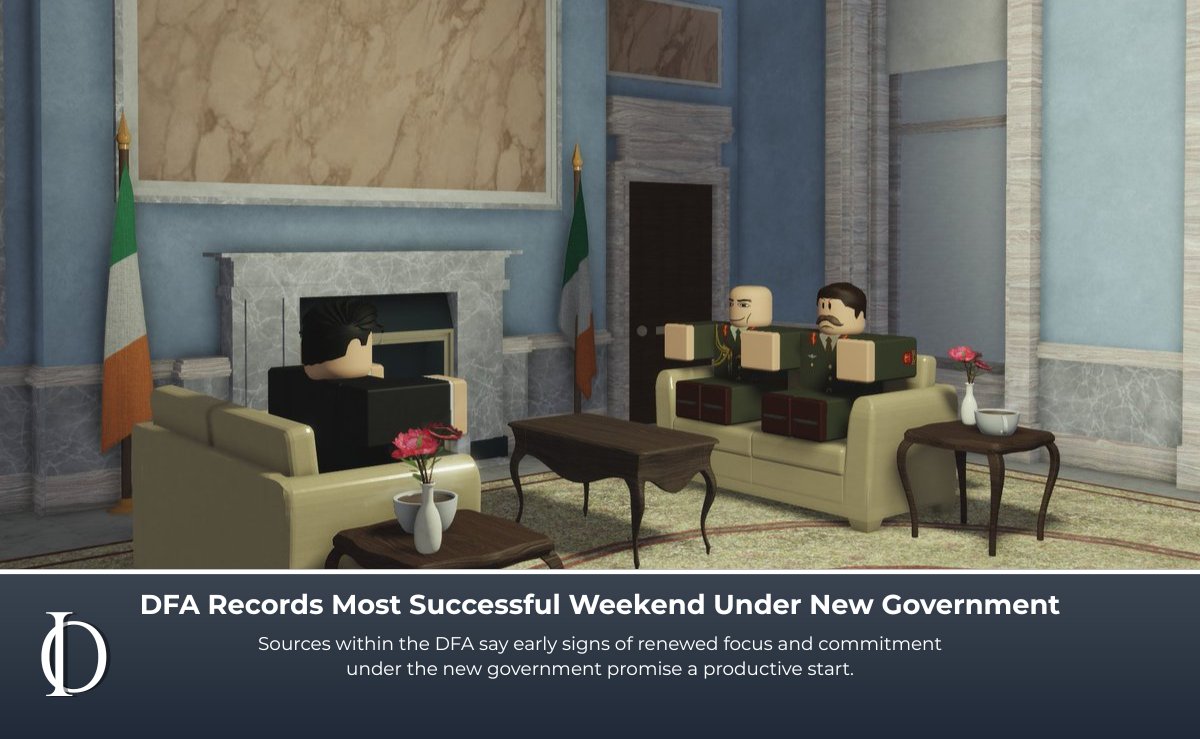 Sources within the Department of Foreign Affairs report that the department experienced its most productive weekend to date. Officials say the new government’s activity and commitment appear to be driving this momentum.