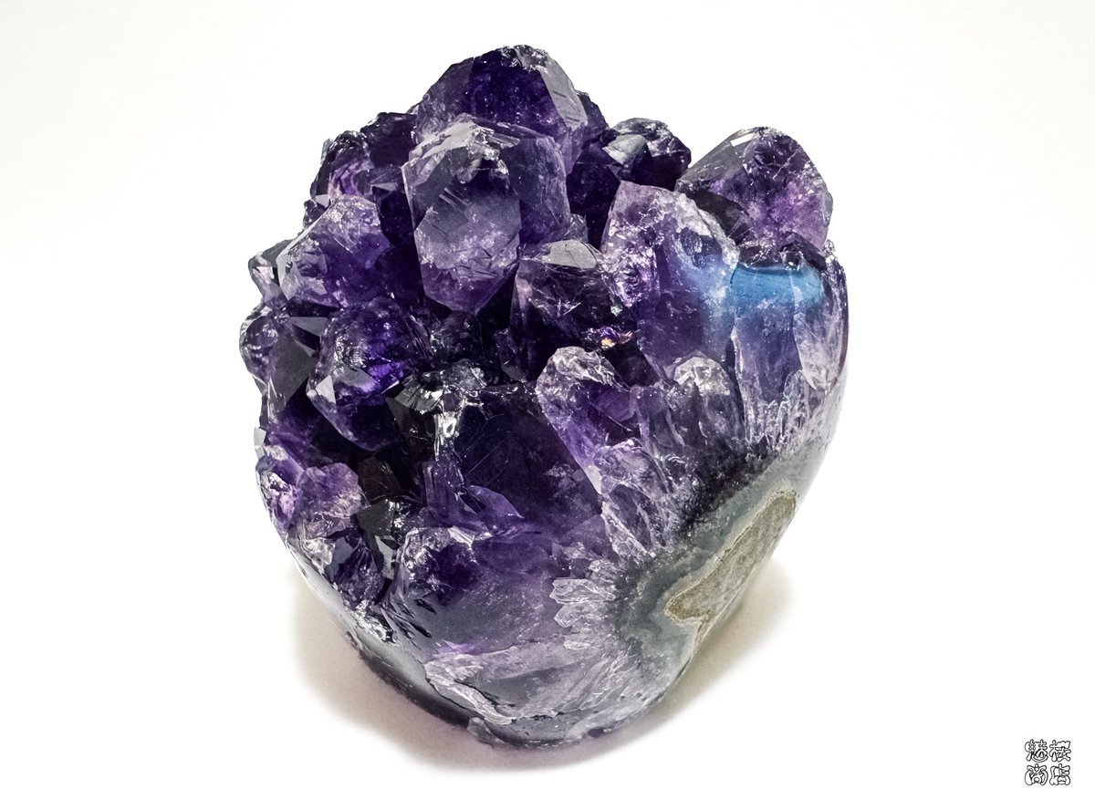 □紫水晶【ウルグアイ/60mm】 👹おはよう、小夜です 周りがつるつるに