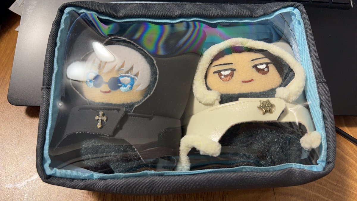 akeko0424's tweet photo. サイキョーな2人の
シンデレラフィットポーチ
ノベルティです！

別ジャンルすみません。
ちょぉーー可愛い https://t.co/7w3yrE5Uk1