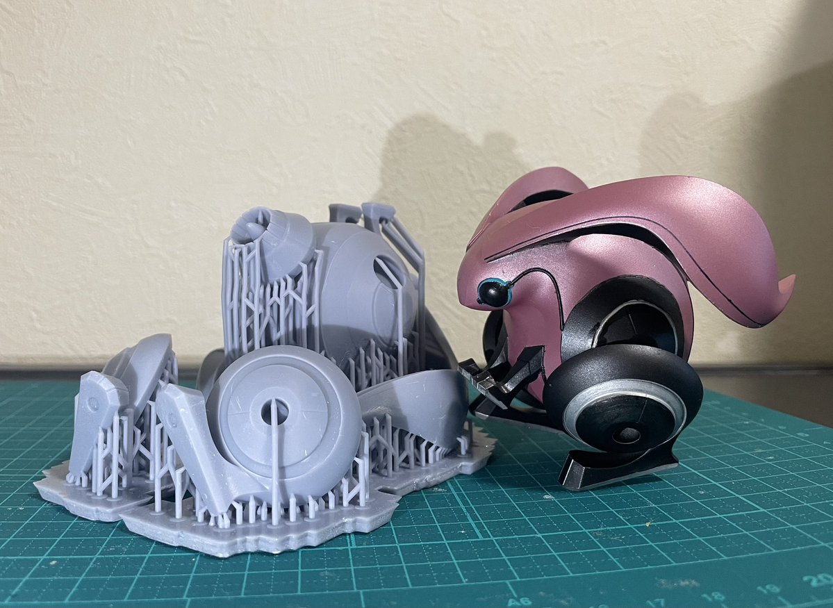 MetalBeastLabo's tweet image. おはようございます☀

昨日はワンフェスお疲れ様でした！

光造形3DPのガレキ製作は
『あれ、ここからどうすんだ🤔？』
って事が多いので

ちかぢか製作手順をまとめようと思ってます！！

初めてつくるよーって方は
参考にして頂けると思いますので
お待ちください🔥

#ガレージキット #WF2026Ｗ