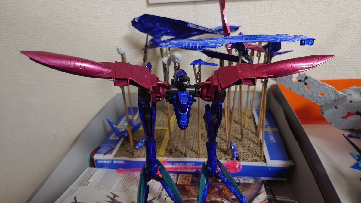 次男、塗装途中でギブアップ。さすがにハシュマルは大きかった😥
また今度続きやろう。