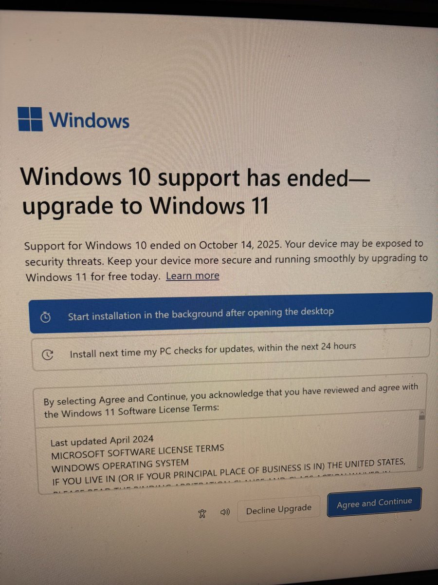 I will be declining Windows 11 until India has eaten at least 10 ICBM nukes  

QUIT ASKING ME THIS SHIT