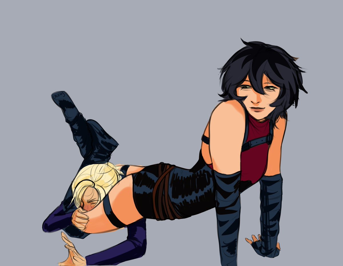 Quick regensis yuri coloured art for you #ocart