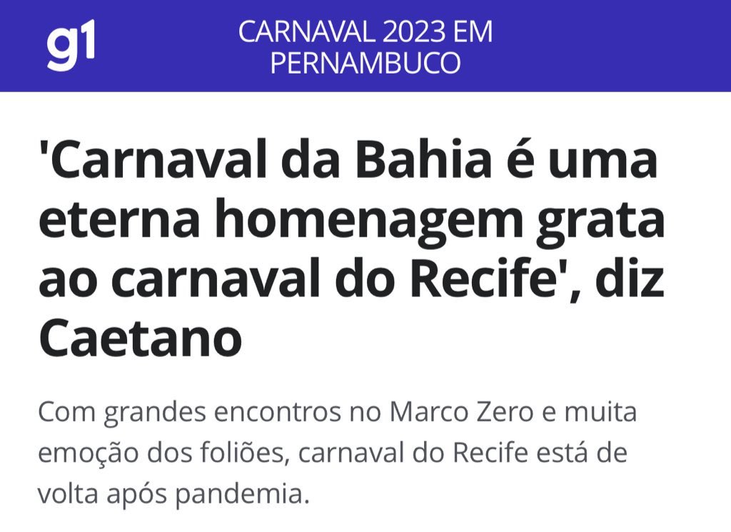 Caetano sabe bem, mas os fãs de Chiclete com Banana não estudaram a história do próprio Carnaval