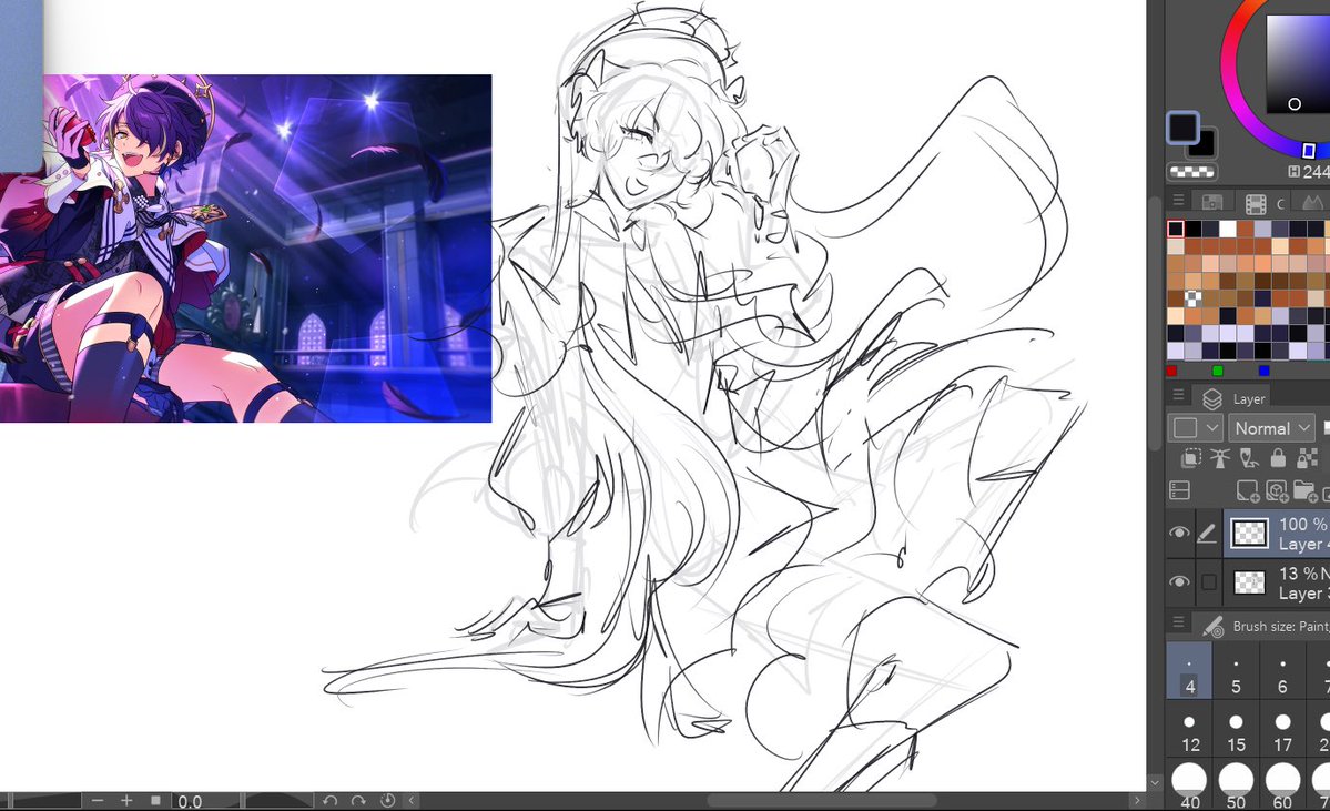 Nobu from yesterday because i was too preoccupied today to draw anything to post ok