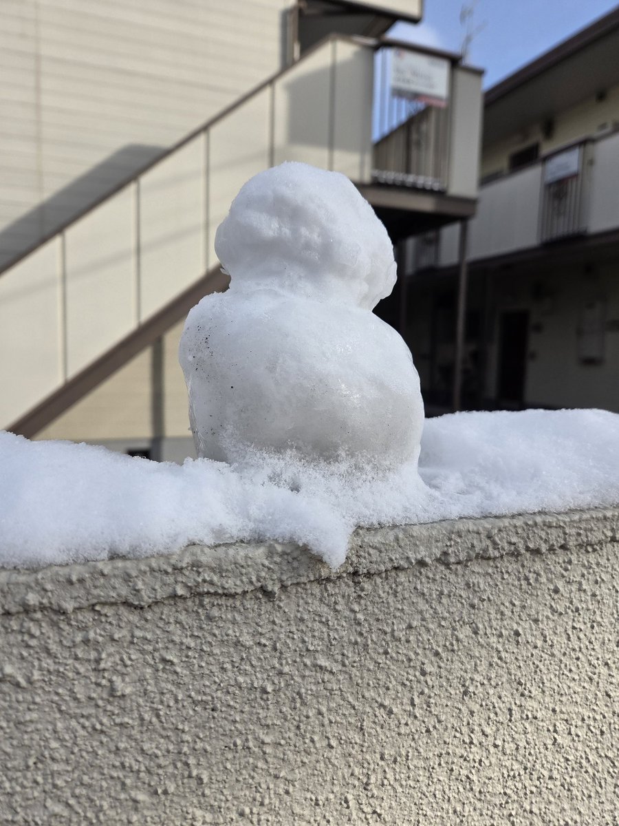 雪だるま。 その➂