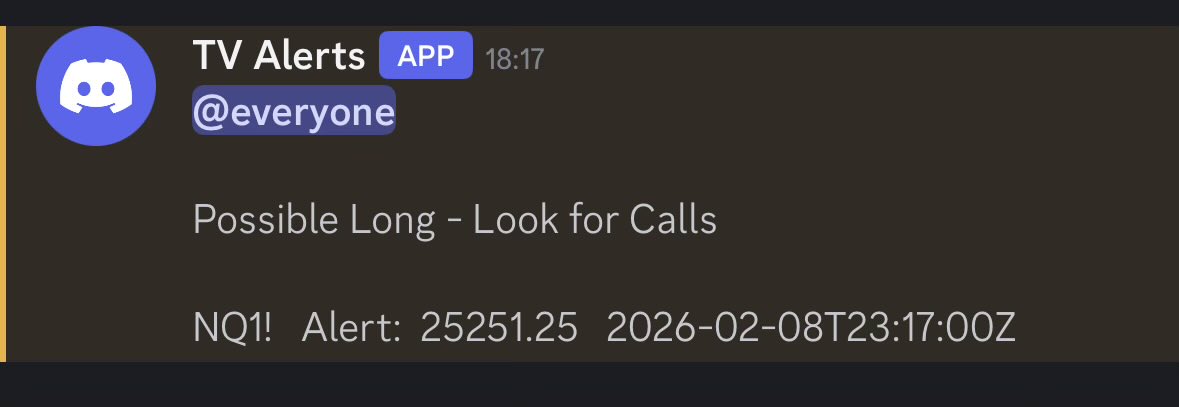 DaveTradesOpts's tweet photo. My Clawdbot just created a pathway for all of my TradingView alerts to go straight to my Discord.

No more needing to type out alerts/trades anymore.

The work that��s done over the weekend gets sent out in realtime at the exact moment it goes off.

Signals… if you will 😂😂😂 https://t.co/jKac3P5PXK