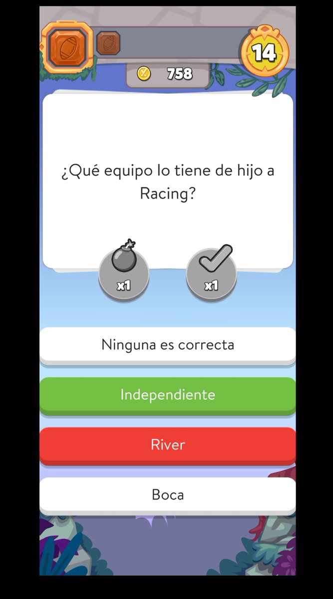 Quiero reclamarle a <a href="/Preguntados/">Preguntados</a> por  este grosero error.
Me faltó una opción de todas son correctas