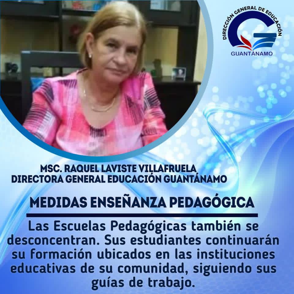 #EducaciónGuantánamo, <a href="/villafruel900/">Raquel Laviste Villafruela</a> <a href="/yoeaberob1/">Yoel Perez Garcia</a> <a href="/naimatrujillob/">Naima Ariatne Trujillo Barreto</a> <a href="/PartidoPCC/">Partido Comunista de Cuba</a> <a href="/AlisAzahares/">Alis Azahares</a> <a href="/CubaMined/">MINED</a>