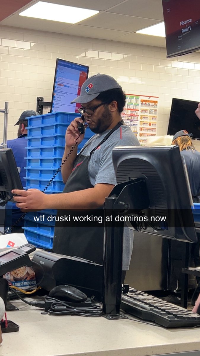 king_sepa's tweet photo. @druski what you doing at my local dominos https://t.co/87zhzzalBG