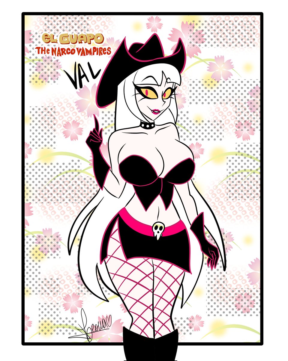 A gift for my friend <a href="/valquxxn/">✧ val · working on comms (closed) ✧</a> of her OC uwu

#ElGuapoVSTheNarcoVampires #oc #fanart #ocfanart