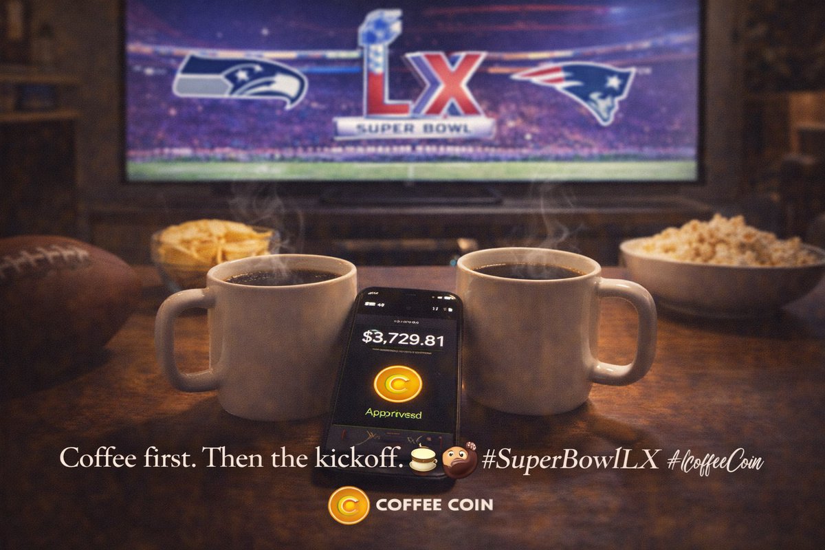 Coffee__Coin's tweet photo. Buy the dip ☕📉 #CoffeeCoin #SuperBowlLX https://t.co/OG1P2saODc