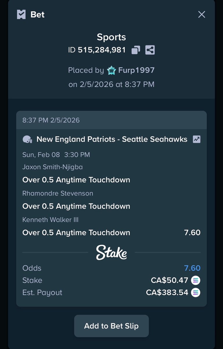 Super Bowl Sunday baby!!! 
Comment your stake usernames with a picture of your Super Bowl bets!!

If we hit I’ll pick a few winners!! 
Gamble responsibly!!
<a href="/Stake/">Stake.com</a>