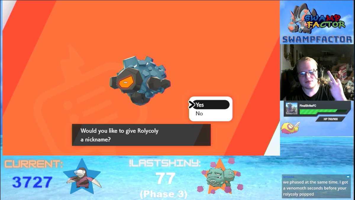 Shiny Rolycoly for phase 5... I HATE EVERYTHING