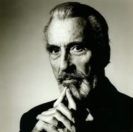 Christopher Lee really was the most interesting man in the world 

Was the only member of the Lord of the rings crew to actually met Tolkien
He was Dracula
He was a Bond Villain.
He was Sherlock and Mycroft Holmes.
He was Death.
He was Lucifer.
He was Count Dooku.
He was Saruman.