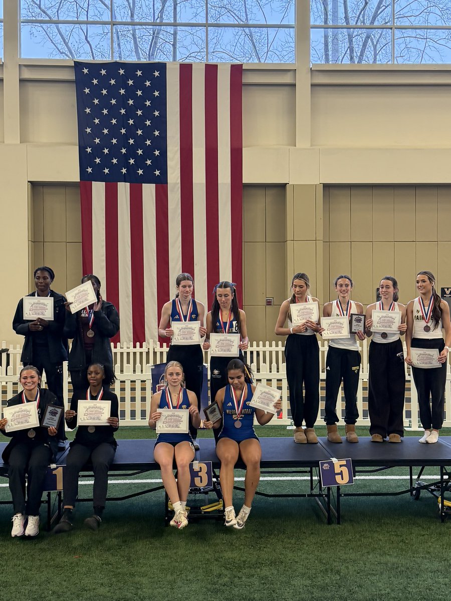 track_wilson's tweet photo. Girls 4x400 meter relay team finishes 3rd today at the Tennessee Indoor State Championships with an indoor school record time of 4:10.35. Team members were Callie Turner, Venus Campos, Avery Bilter, Emma Nelson #WildcatBuilt #FastToFaster https://t.co/iTNrBLJOAa