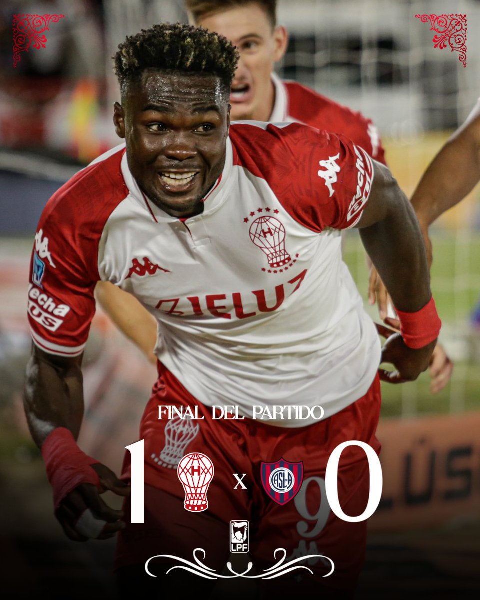 #JuegaHuracán 🎈|⏱️ 51' ST
🔚 Final del partido

¡HURACÁN CARAJO! ¡VAMOS GLOBO! 🔥

#Huracán (Caicedo) 1 - 0 #SanLorenzo