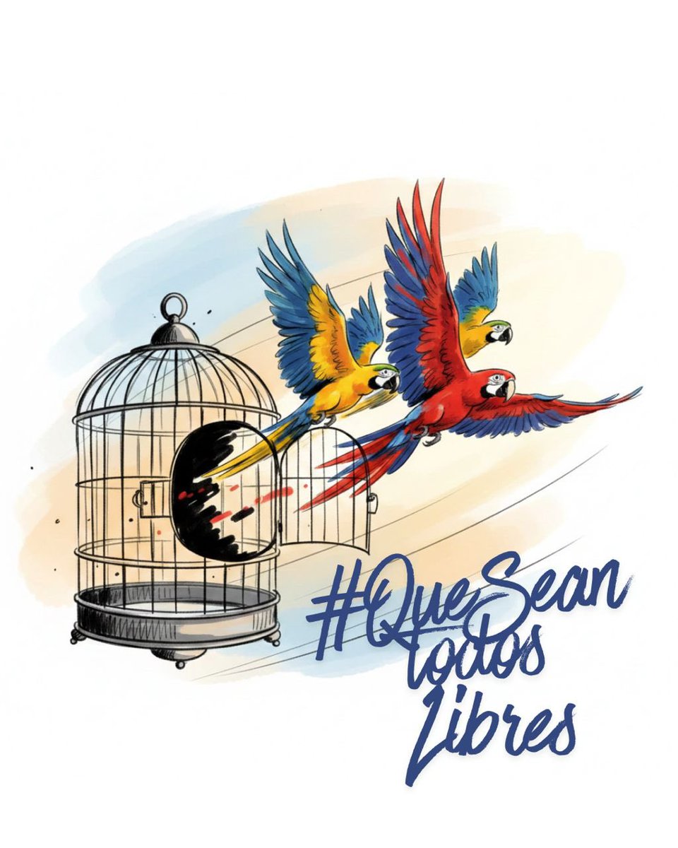 Wandygp's tweet image. ¡HASTA QUE TODOS SEAN LIBRES! 

#QueSeanTodos 
#LibertadParaTodosLosPresosPoliticos