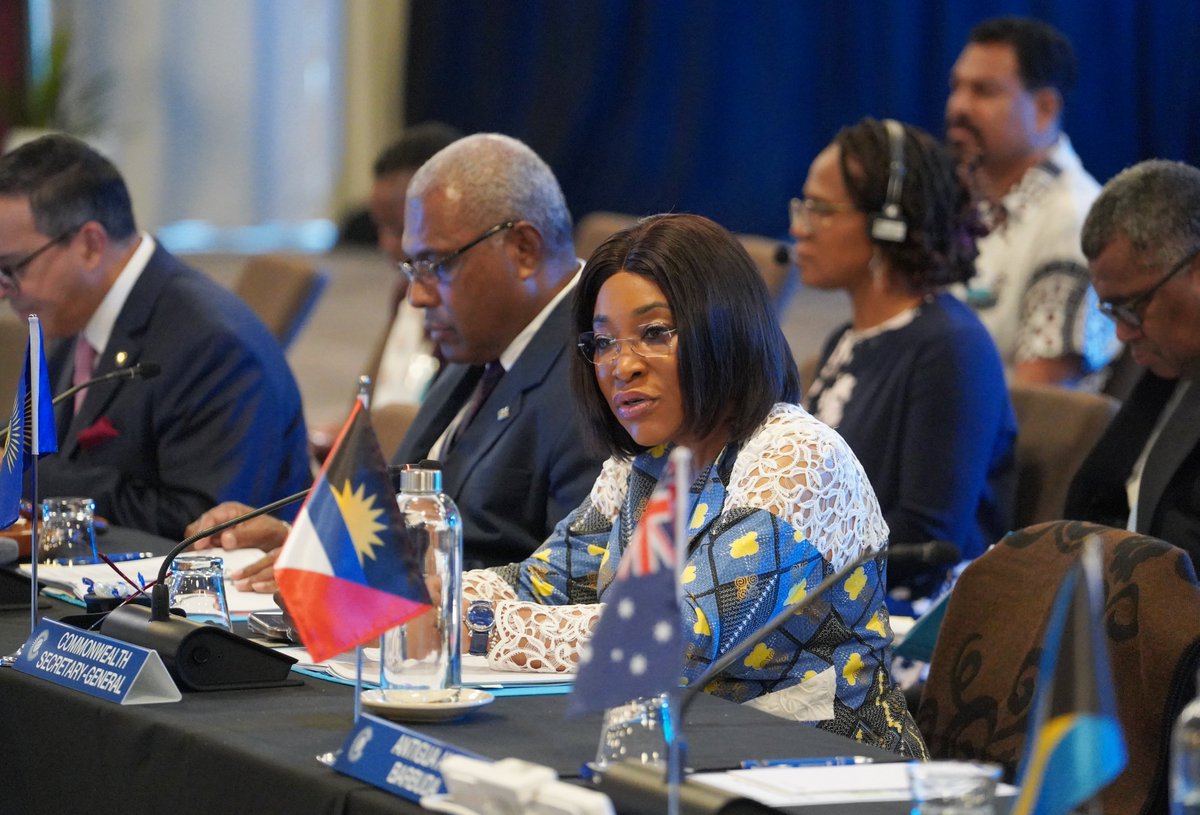 🇫🇯 Pleased to speak at the opening of the Commonwealth Law Ministers Meeting #CLMM.

I invited ministers to work together with urgency &amp; solidarity to deliver outcomes that help keep societies stable, economies inclusive and thriving and the environment safe for all our citizens.