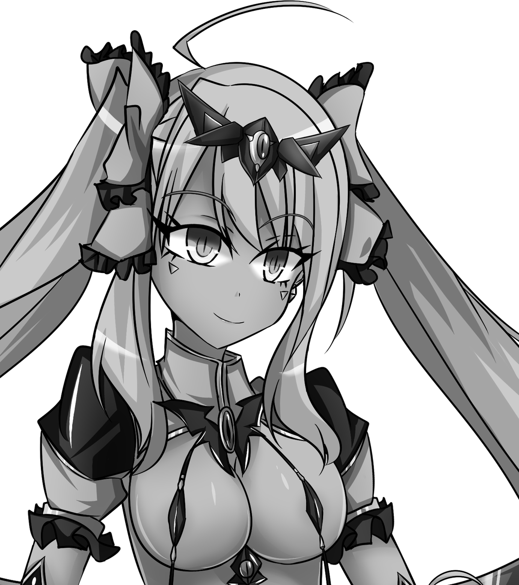 (Skeb進捗)これがこうなってこうじゃ・・・もう一人描けばもう大体完成 