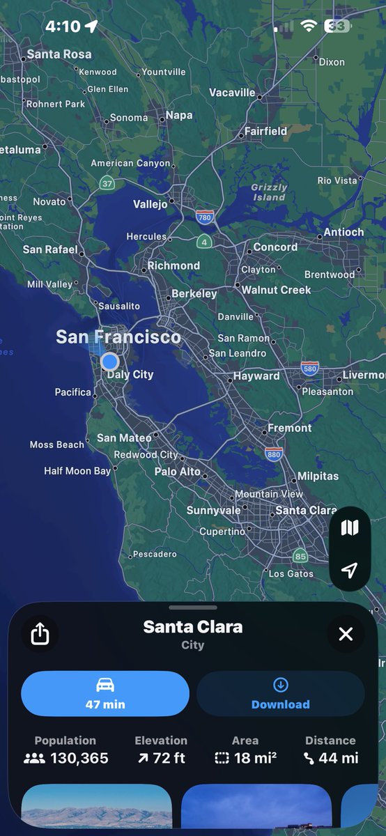 Just a reminder San Francisco is a whole 47 mins away from Santa Clara :))) don’t mix these 2 cities up for the superbowl