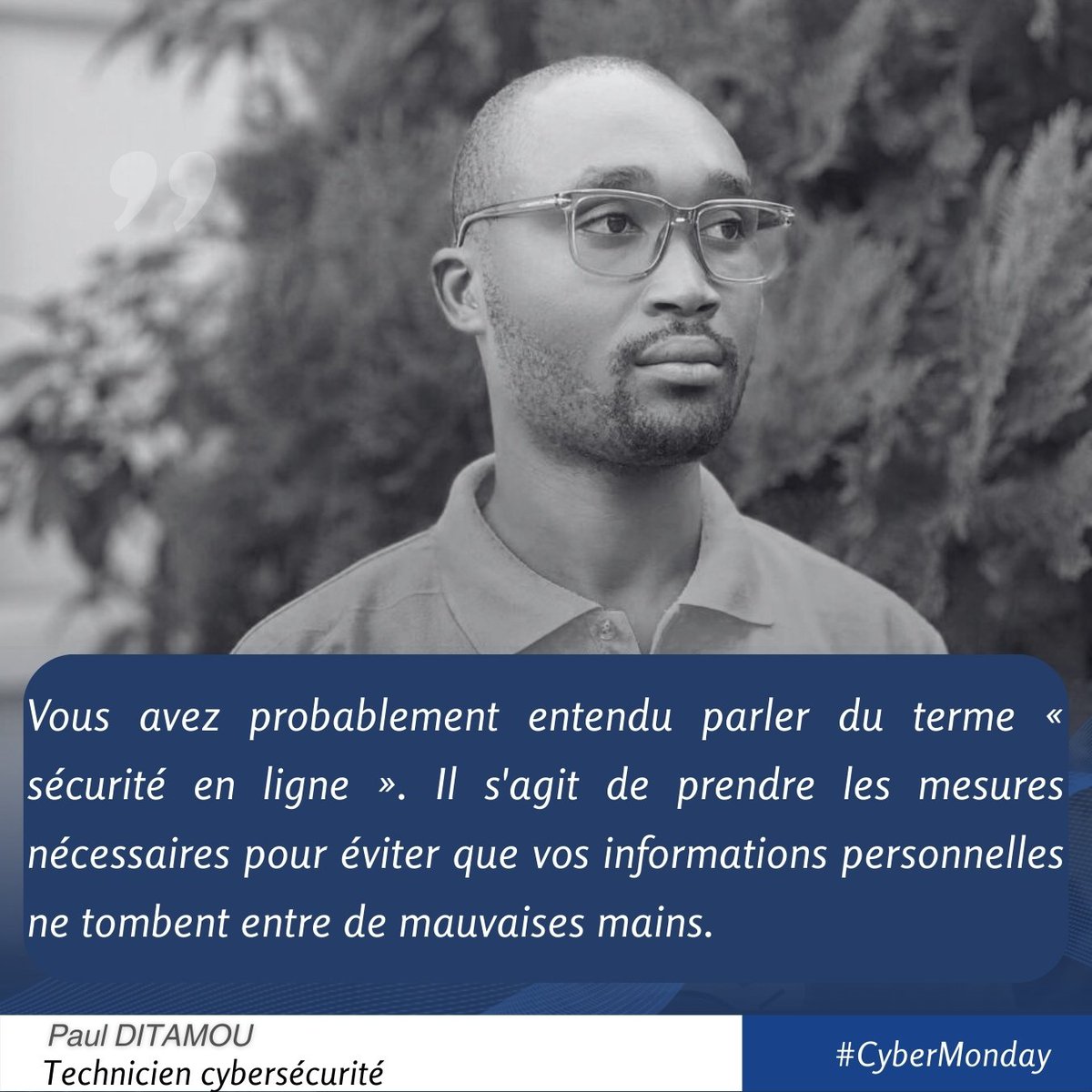 #Cybermonday 
Vos périphériques informatiques stockent vos données et représentent le portail de votre vie en ligne. Par conséquent, il est important de protéger la sécurité de vos équipements.
#CyberSecurity 
<a href="/cyberzoneAfrica/">CyberZone</a>