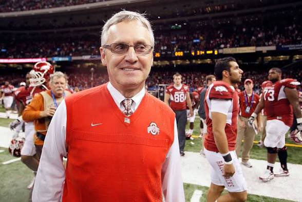 Tressel Ball being played in the Super Bowl I know he smiling somewhere